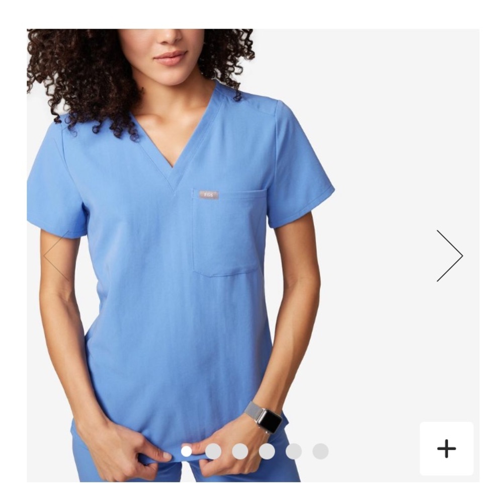 Figs Scrubs Top